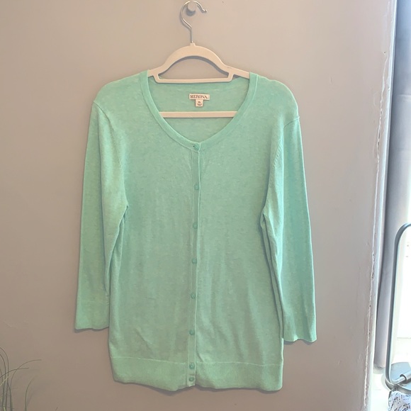 Mint green sweater - Picture 1 of 3